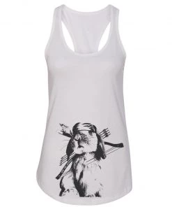 Arm The Animals Women's | Rambo Bunny | Ideal Tank Top