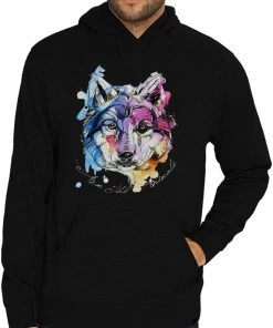 Arm The Animals Hoodies Men's | Sunset Wolf | Hoodie