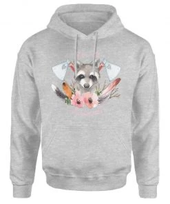 Arm The Animals Unisex | Woodland Raccoon | Hoodie Hoodies