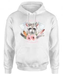 Arm The Animals Unisex | Woodland Raccoon | Hoodie Hoodies