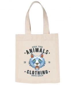 Arm The Animals Accessories | Varsity Wolf | Tote Bag