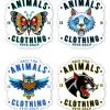 Arm The Animals Stickers | Varsity | 4mm UV Coated Die Cut Sticker Set Collections