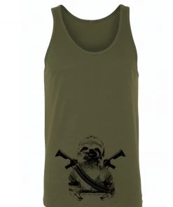 Arm The Animals Men's | Artillery Sloth | Tank Top Tank Tops