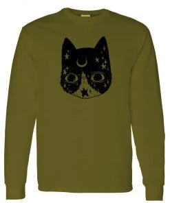 Arm The Animals Long Sleeves Unisex | Crescent Cat | Jersey Long Sleeve