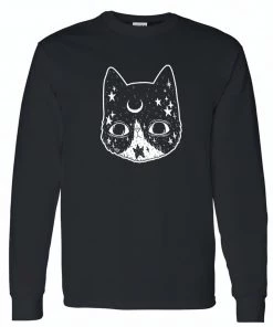 Arm The Animals Long Sleeves Unisex | Crescent Cat | Jersey Long Sleeve
