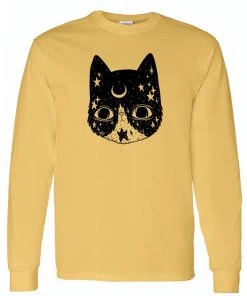 Arm The Animals Long Sleeves Unisex | Crescent Cat | Jersey Long Sleeve