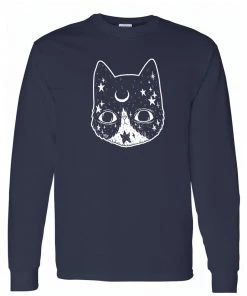 Arm The Animals Long Sleeves Unisex | Crescent Cat | Jersey Long Sleeve