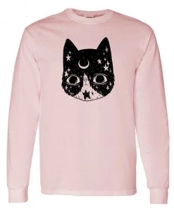 Arm The Animals Long Sleeves Unisex | Crescent Cat | Jersey Long Sleeve