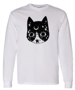 Arm The Animals Long Sleeves Unisex | Crescent Cat | Jersey Long Sleeve
