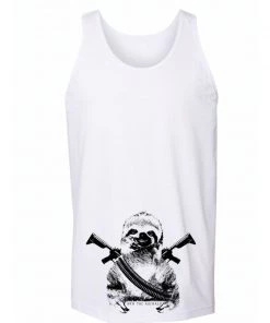 Arm The Animals Men's | Artillery Sloth | Tank Top Tank Tops