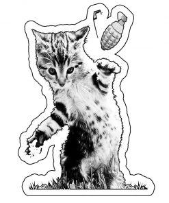 Arm The Animals Stickers | Catastrophe 2.0 | Die Cut Sticker Cat Designs