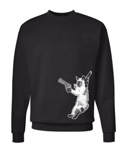 Arm The Animals Unisex | The Cat And The Gat | Crewneck Sweatshirt