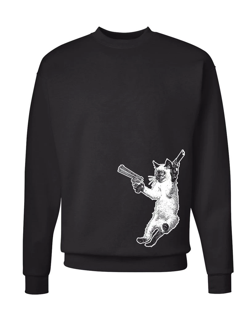 Arm The Animals Unisex | The Cat And The Gat | Crewneck Sweatshirt