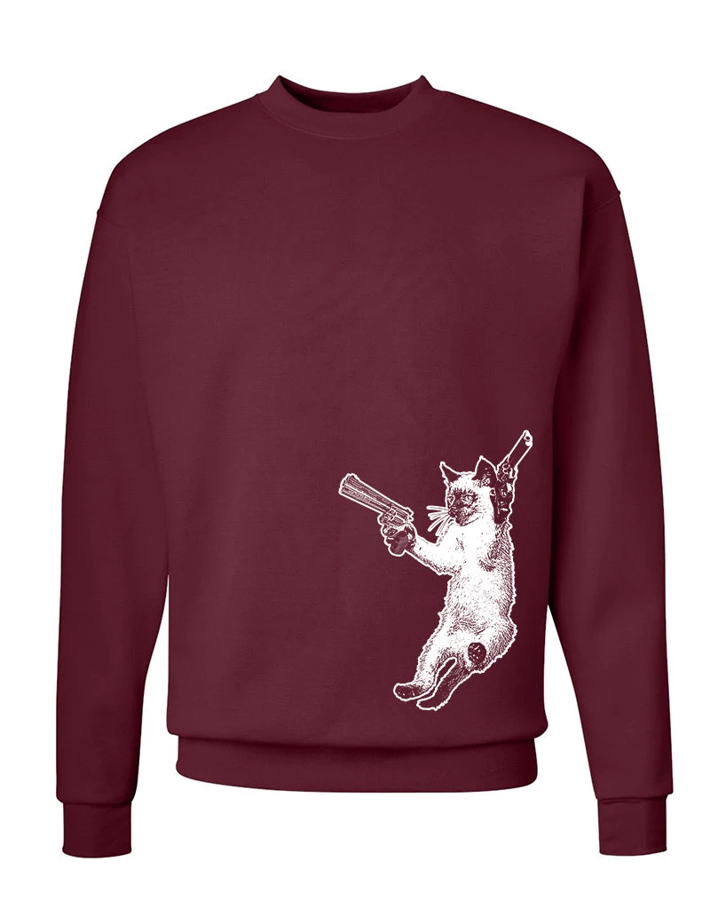 Arm The Animals Unisex | The Cat And The Gat | Crewneck Sweatshirt