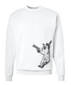 Arm The Animals Unisex | The Cat And The Gat | Crewneck Sweatshirt