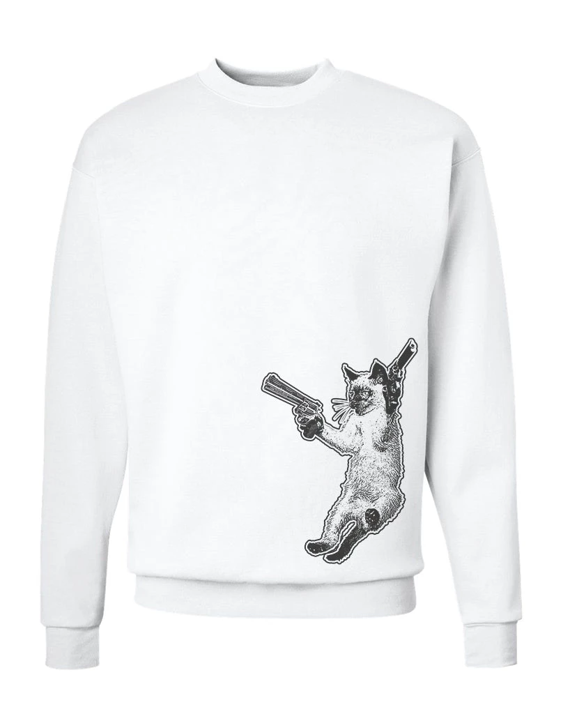 Arm The Animals Unisex | The Cat And The Gat | Crewneck Sweatshirt