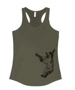 Arm The Animals Tank Tops Women's | The Cat And The Gat | Ideal Tank Top