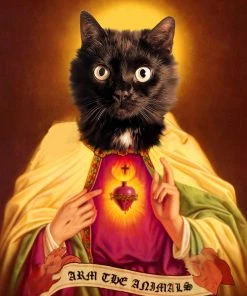 Arm The Animals Votive Candles Home Goods | Holy Tuxedo | Devotional Candle