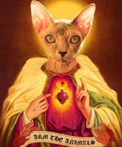 Arm The Animals Home Goods | Holy Sphynx | Devotional Candle