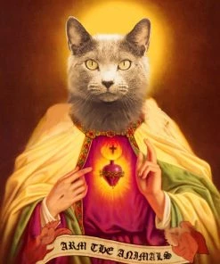 Arm The Animals Home Goods | Holy Russian Blue | Devotional Candle