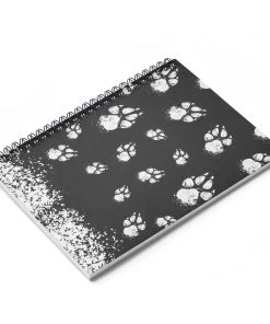 Printify Cat Designs Accessory | Paw-sive Aggressive | Spiral Notebook - Ruled Line