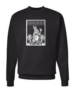 Arm The Animals Unisex | Bunzilla | Crewneck Sweatshirt Crew Sweatshirts