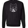 Arm The Animals Crew Sweatshirts Unisex | Crescent Cat | Crewneck Sweatshirt