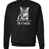 Arm The Animals Cat Designs Unisex | Meow Meow Meow Boomer | Crewneck Sweatshirt