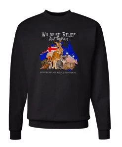 Arm The Animals Unisex | Wildfire Relief Australia | Crewneck Sweatshirt Crewneck Sweatshirts