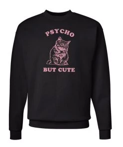 Arm The Animals Unisex | Cute But Psycho | Crewneck Sweatshirt Crew Sweatshirts