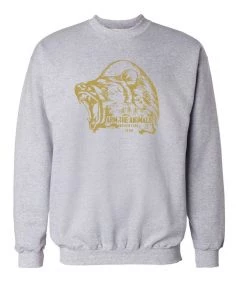 Arm The Animals Crewneck Sweatshirts Unisex | Adventure Club Cub | Crewneck Sweatshirt