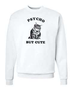 Arm The Animals Unisex | Cute But Psycho | Crewneck Sweatshirt Crew Sweatshirts