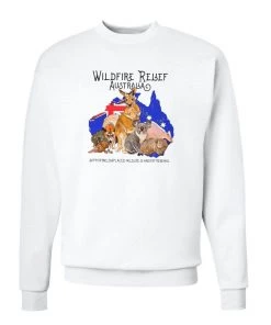 Arm The Animals Unisex | Wildfire Relief Australia | Crewneck Sweatshirt Crewneck Sweatshirts