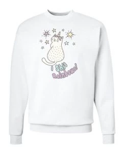 Arm The Animals Cat Designs Unisex | Rainbows | Crewneck Sweatshirt
