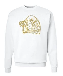 Arm The Animals Crewneck Sweatshirts Unisex | Adventure Club Cub | Crewneck Sweatshirt