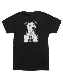 Arm The Animals Unisex | Free Hugs Pittie | Crew Tees
