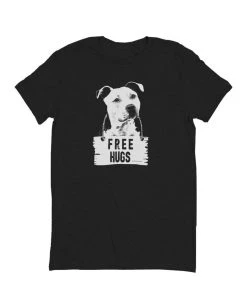 Arm The Animals Unisex | Free Hugs Pittie | Crew Tees