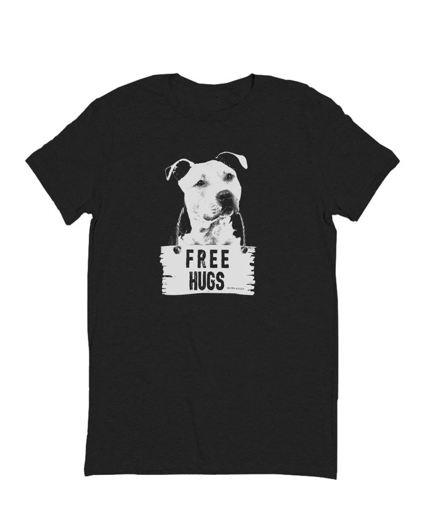 Arm The Animals Unisex | Free Hugs Pittie | Crew Tees