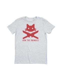 Arm The Animals Tees Unisex | 9 Lives 2 Lose Classic | Crew