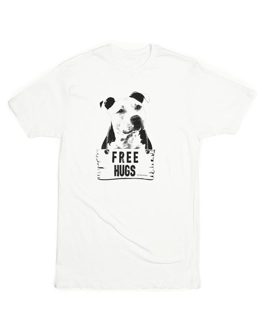 Arm The Animals Unisex | Free Hugs Pittie | Crew Tees