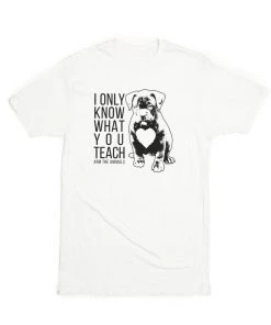 Arm The Animals Unisex | What You Teach Pittie | Crew Tees