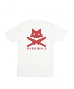 Arm The Animals Tees Unisex | 9 Lives 2 Lose Classic | Crew