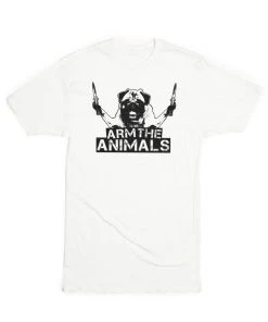 Arm The Animals Unisex | Pug Don't Play | Crew Tees