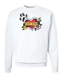 Arm The Animals Unisex | Tattoo Cat Mom | Crewneck Sweatshirt