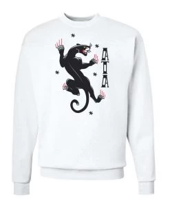 Arm The Animals Unisex | Tattoo Black Panther | Crewneck Sweatshirt Crew Sweatshirts