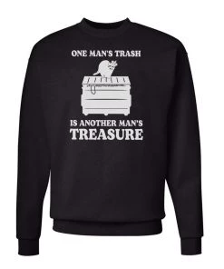 Arm The Animals Unisex | One Mans Trash | Crewneck Sweatshirt Crew Sweatshirts