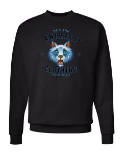Arm The Animals Crew Sweatshirts Unisex | Varsity Wolf | Crewneck Sweatshirt