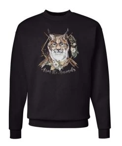 Arm The Animals Unisex | Ridgeline Lynx | Crewneck Sweatshirt