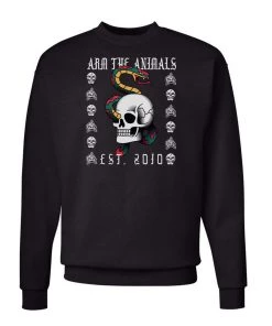 Arm The Animals Unisex | Tattoo Snake | Crewneck Sweatshirt Crew Sweatshirts