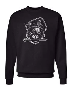 Arm The Animals Unisex | Hell Cat | Crewneck Sweatshirt